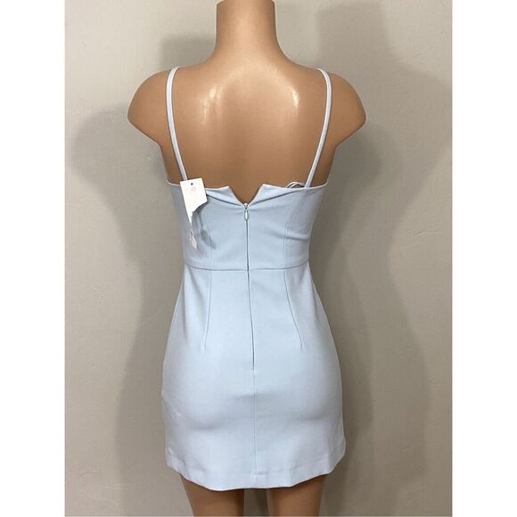 New. French Connection baby blue mini dress. MSRP $168. Size 6 - Picture 9 of 10